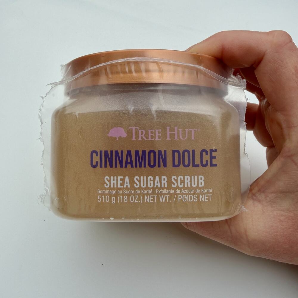 NEW Tree Hut Cinnamon Dolce Shea Sugar Body Scrub Limited Edition Exfoliator